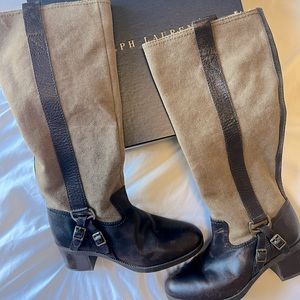 Ralph Lauren riding boots
